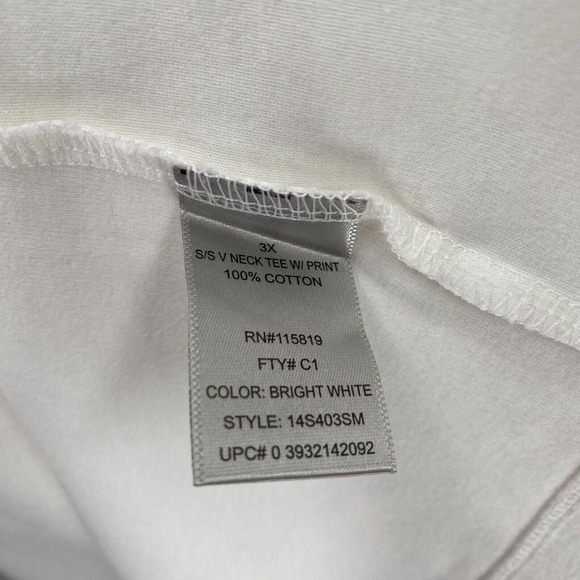 Lot of 2‎ Nicole Miller T-shirts 3X Summer by the Sea Tropical Vacation Island - Picture 6 of 16